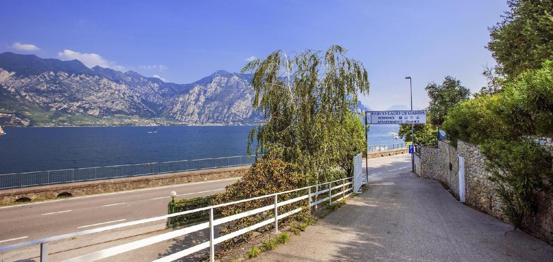 Tolle Wohnung In Malcesine Mit Garten, Grill Und Gemeinschaftlichem Pool Esterno foto